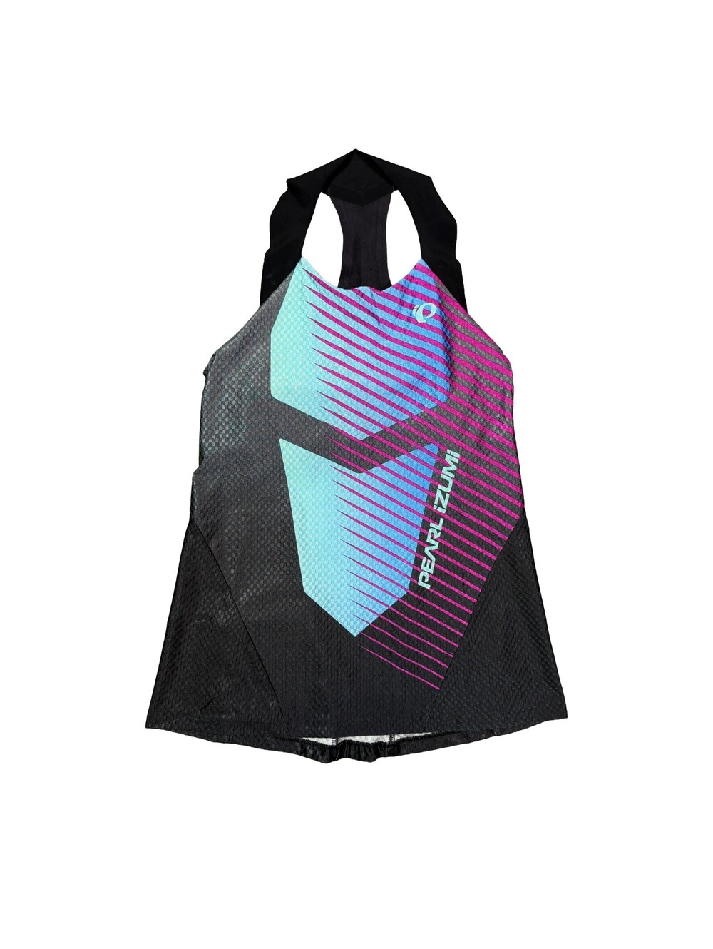 Pearl Izumi PRO In-R-Cool Tri Singlet Womens M Black Aqua Pink Racerback Top